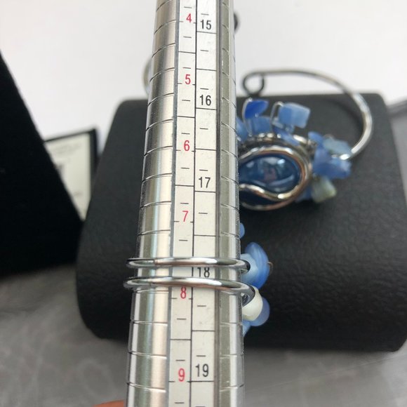 Hawaiian Jewelry Design 3-piece Bracelet Cluster Ring Earring Set Beachy Bling - Picture 15 of 15